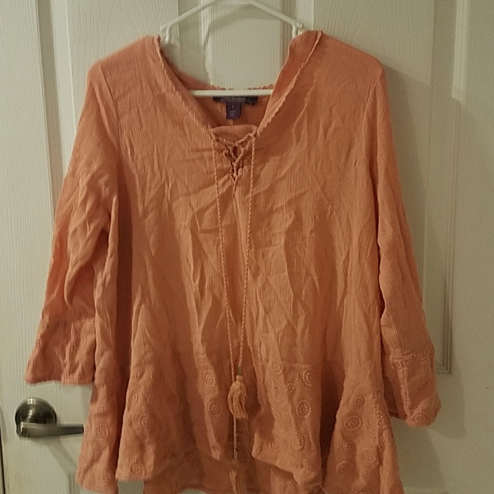 Light orange blouse